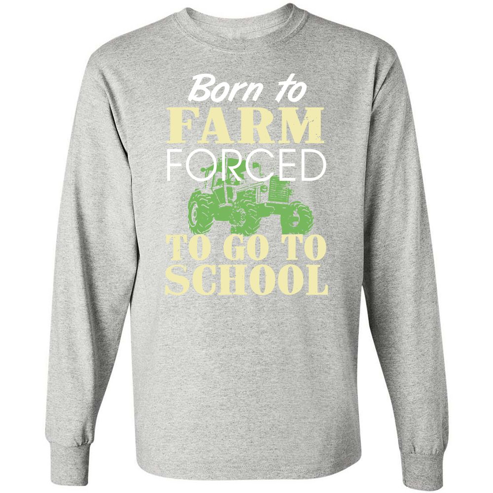 Long Sleeve T-Shirt - LU2KT5LY - Ash - 7