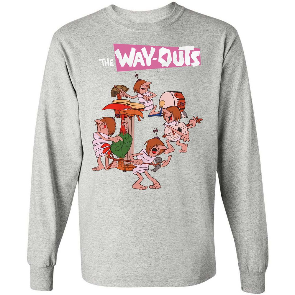 Long Sleeve T-Shirt - FYT7HF7J - Ash - 7