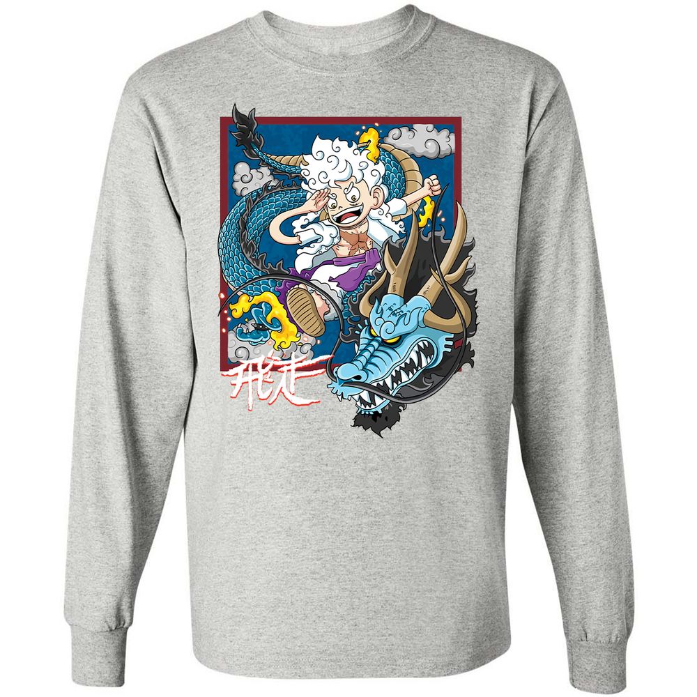 Long Sleeve T-Shirt - FH91H2Y5 - Ash - 7