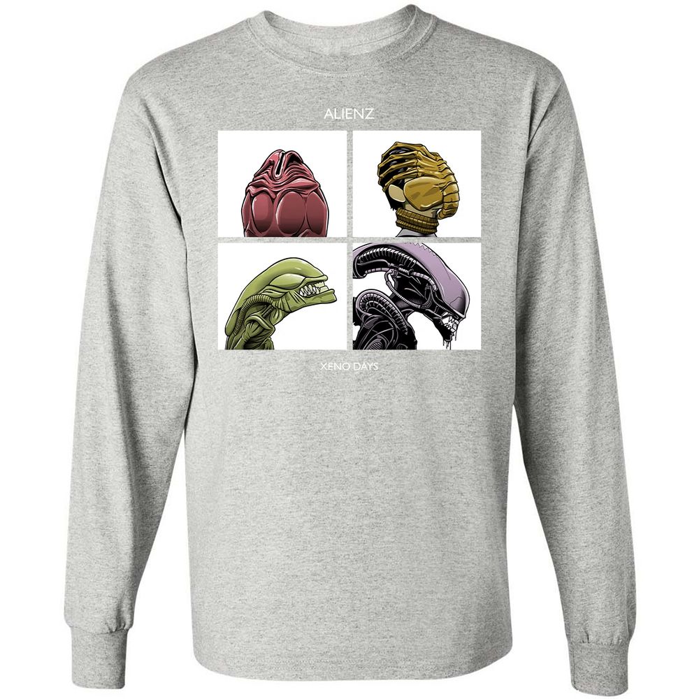 Long Sleeve T-Shirt - XR4PUGSB - Ash - 7