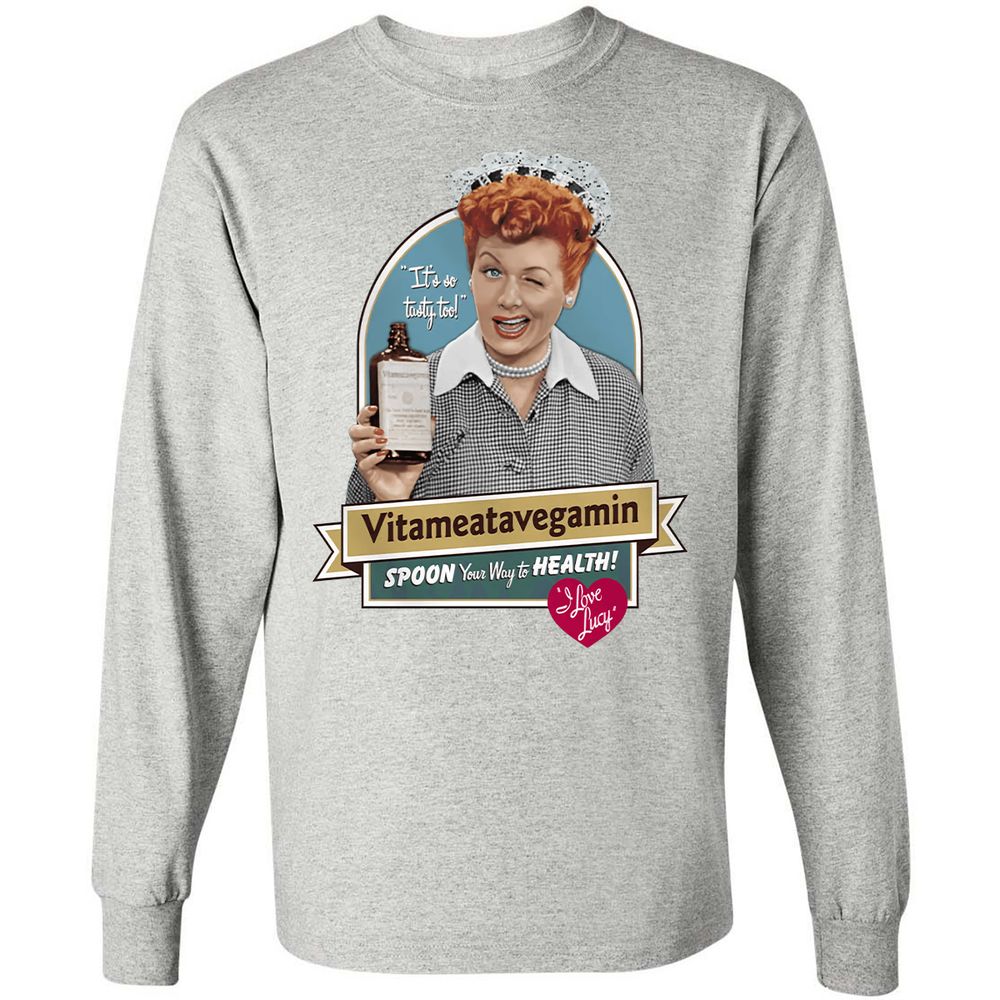 Long Sleeve T-Shirt - 8L6BJWEQ - Ash - 7