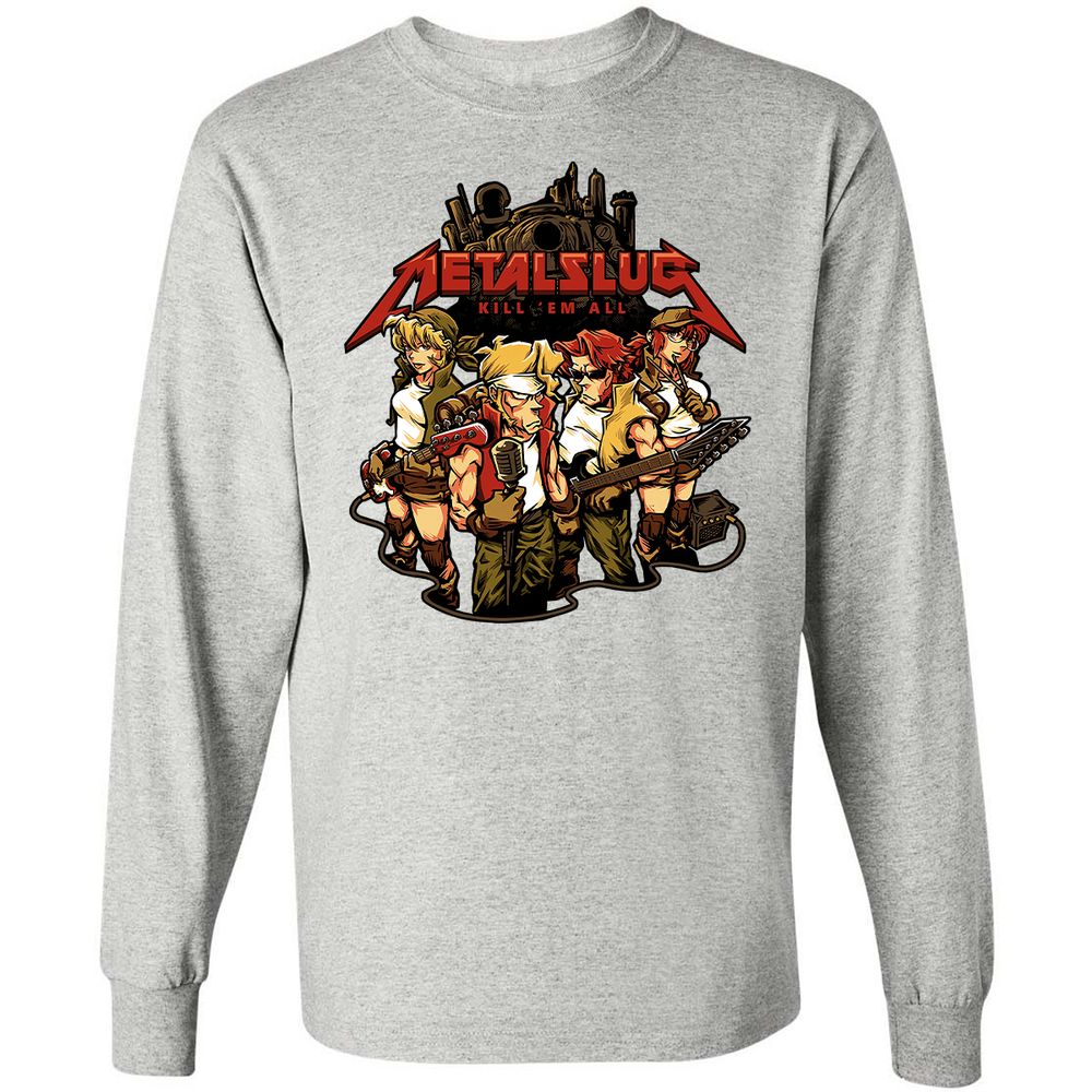Long Sleeve T-Shirt - 8EK4W7KY - Ash - 7