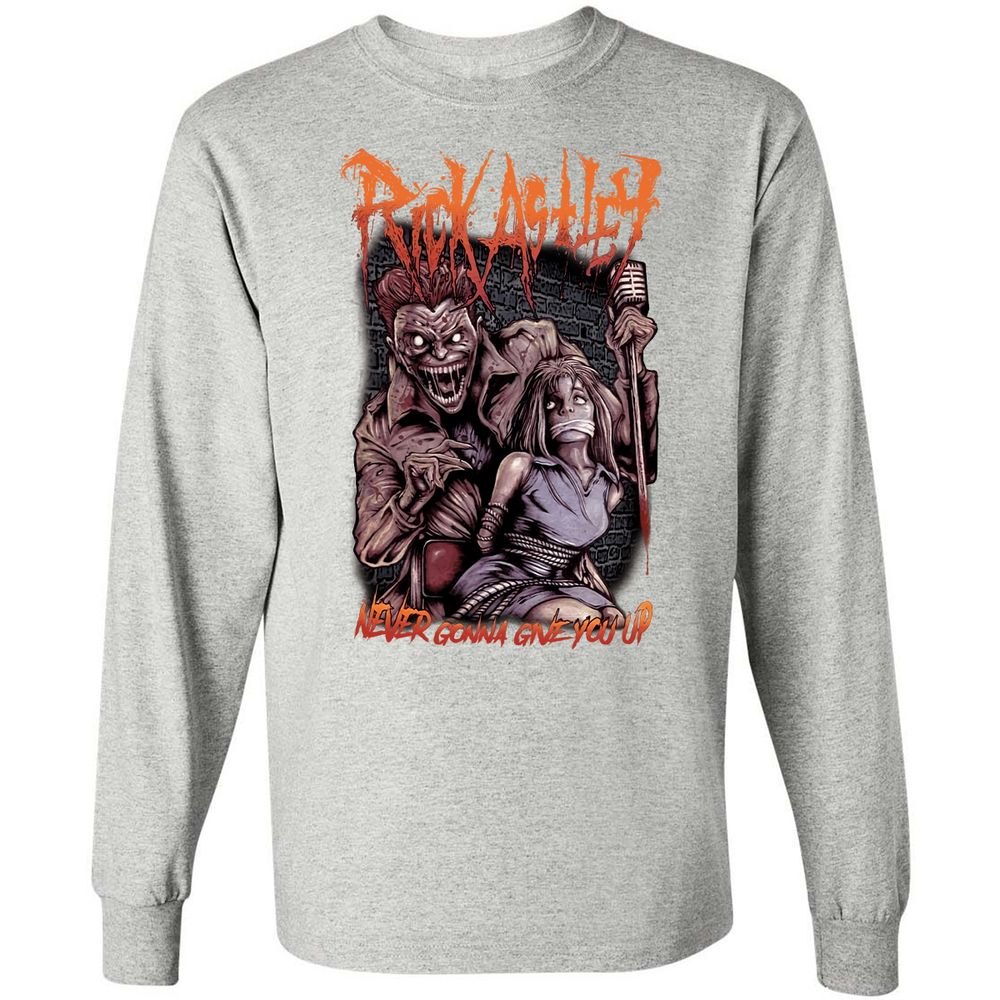 Long Sleeve T-Shirt - 4XHQL4G7 - Ash - 7