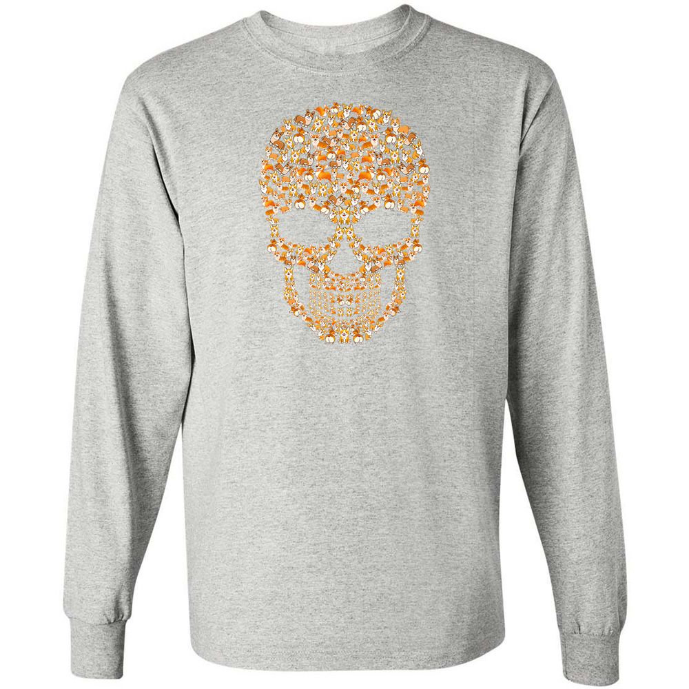 Long Sleeve T-Shirt - NEJYLW5R - Ash - 7