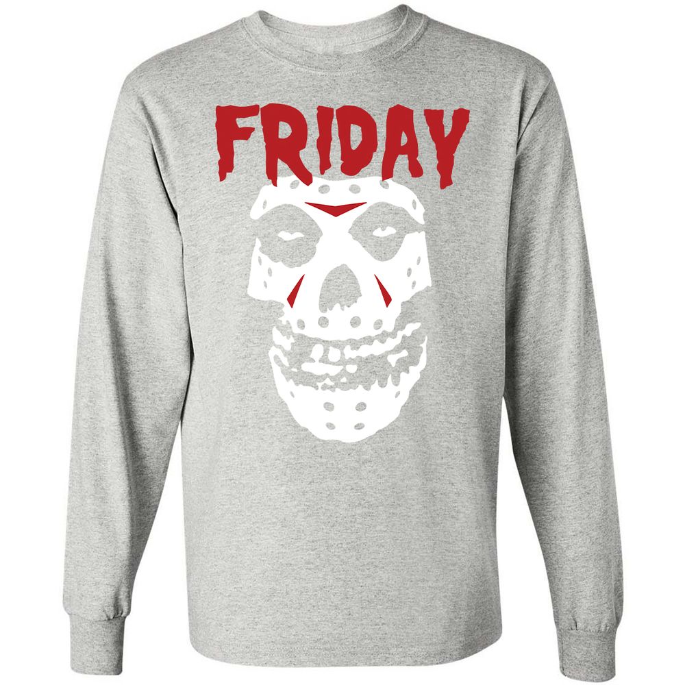 Long Sleeve T-Shirt - Z7X65NFV - Ash - 7