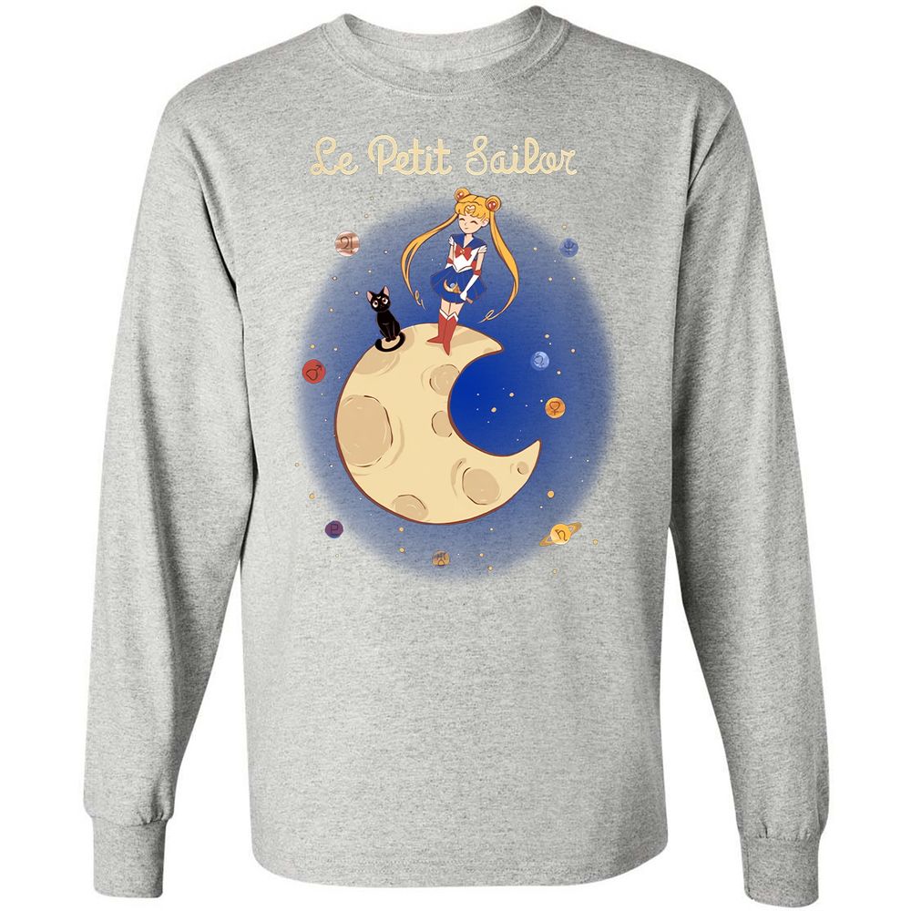 Long Sleeve T-Shirt - C3QSLZRA - Ash - 7