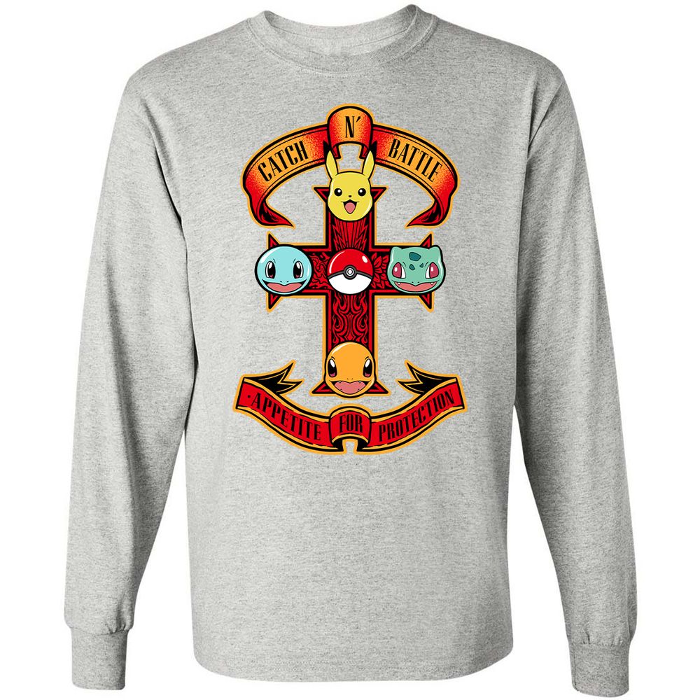 Long Sleeve T-Shirt - M3YL6STT - Ash - 7