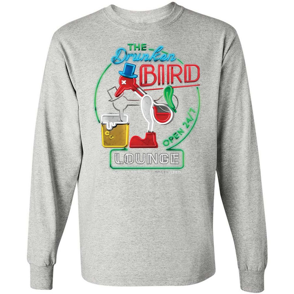 Long Sleeve T-Shirt - QLDUE8KP - Ash - 7