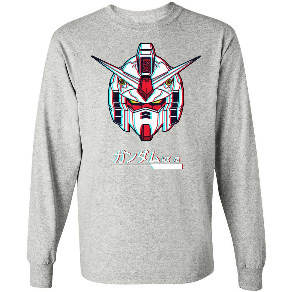 Long Sleeve T-Shirt - 9G556QRG - Ash - 7