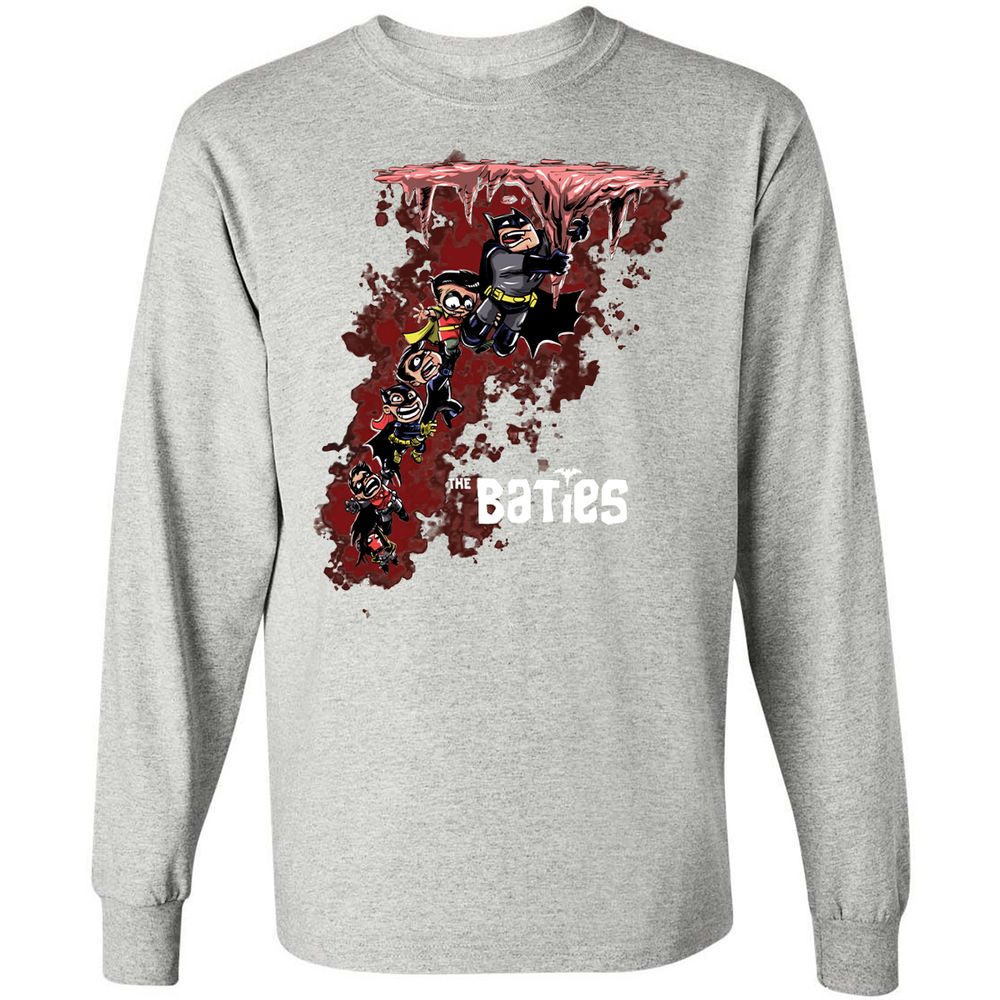 Long Sleeve T-Shirt - J3W9PA6J - Ash - 7