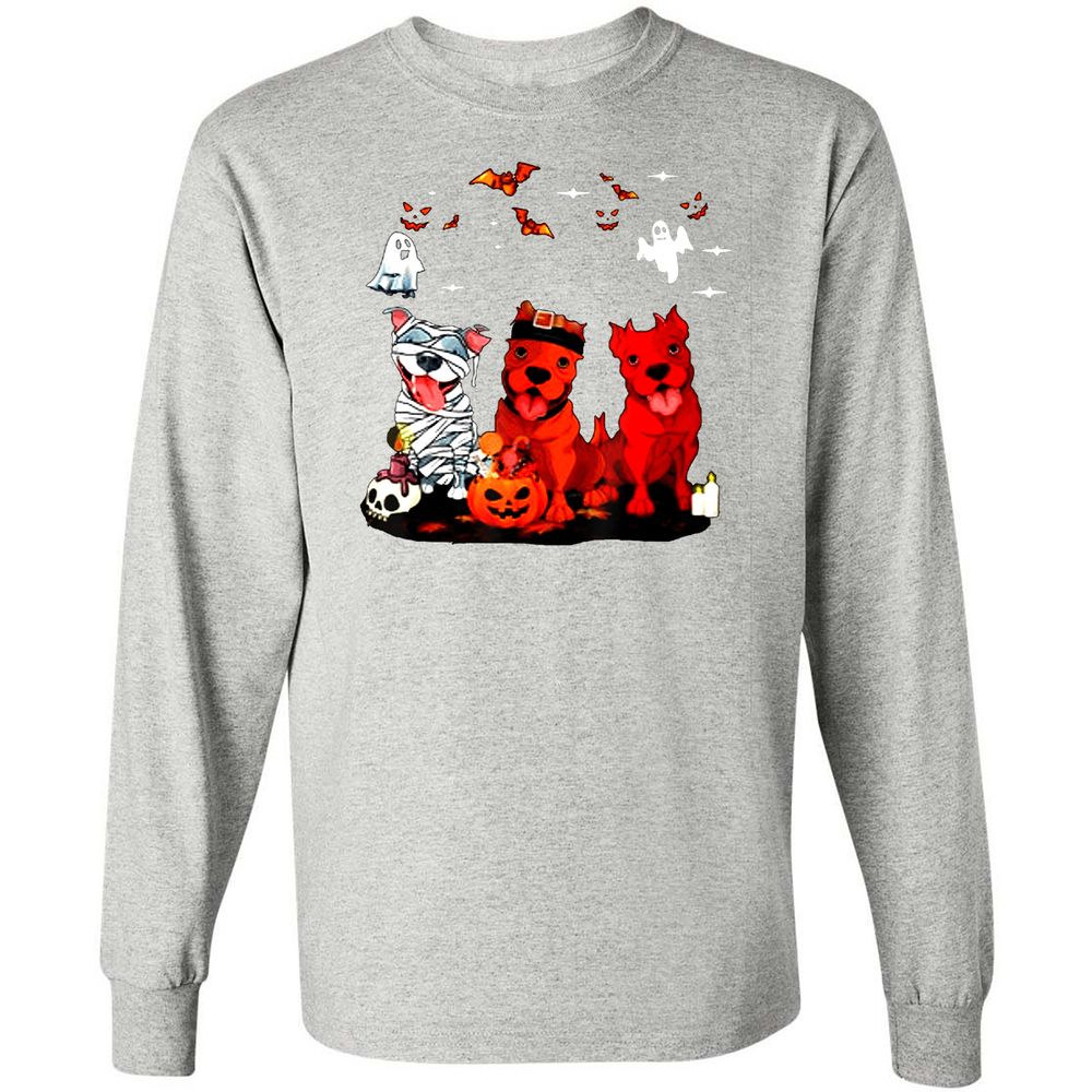 Long Sleeve T-Shirt - 6Y5MZUJM - Ash - 7