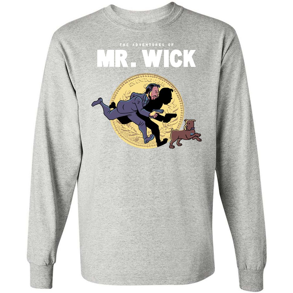 Long Sleeve T-Shirt - MJ137SXU - Ash - 7