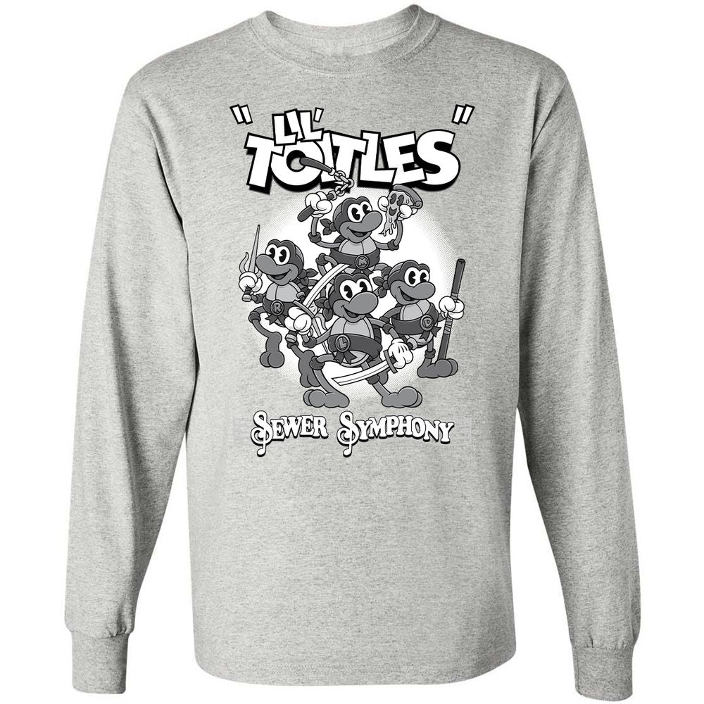 Long Sleeve T-Shirt - 7ZAPM49Y - Ash - 7