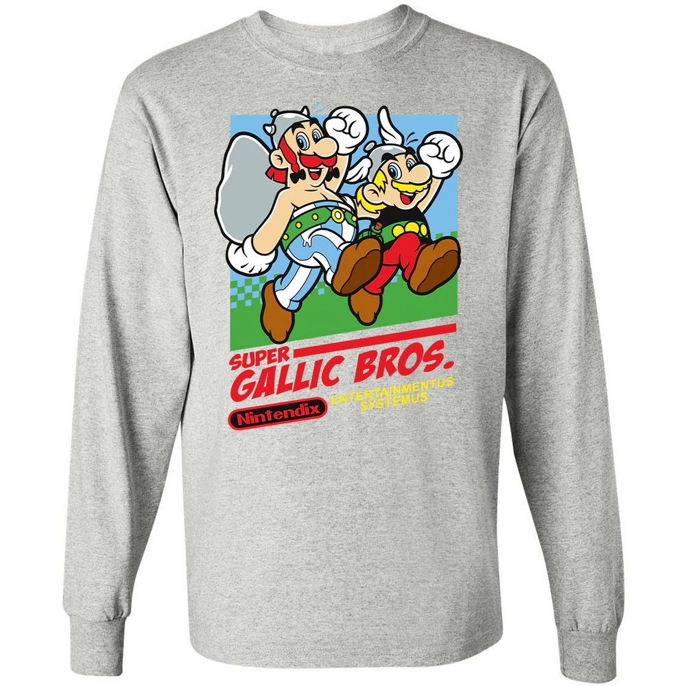 Long Sleeve T-Shirt - 6HBBQX5B - Ash - 7