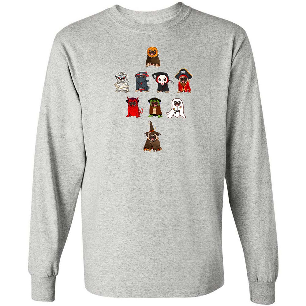 Long Sleeve T-Shirt - CEKJCESK - Ash - 7
