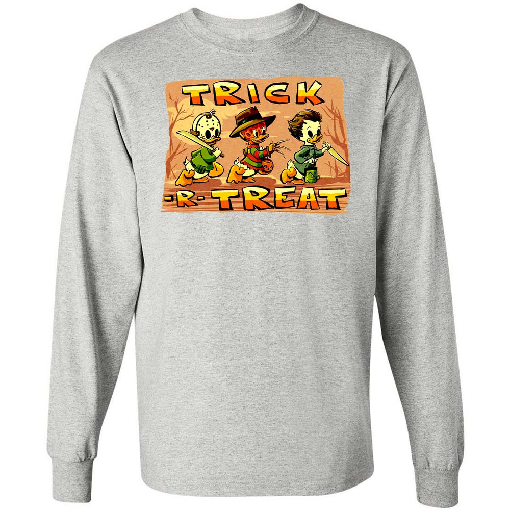 Long Sleeve T-Shirt - 72FLNZ6D - Ash - 7