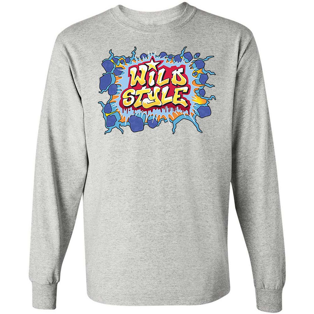 Long Sleeve T-Shirt - Black - Ash - 7