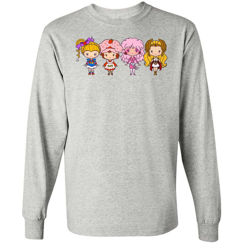 Long Sleeve T-Shirt - LXCJ5WDZ - Ash - 7