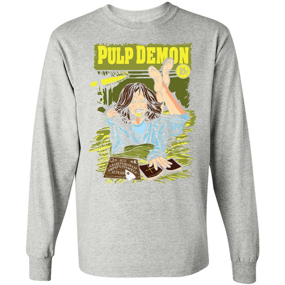 Long Sleeve T-Shirt - TYVTEAJC - Ash - 7