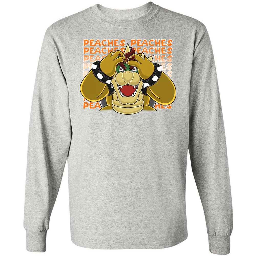 Long Sleeve T-Shirt - M2ZFKBD2 - Ash - 7