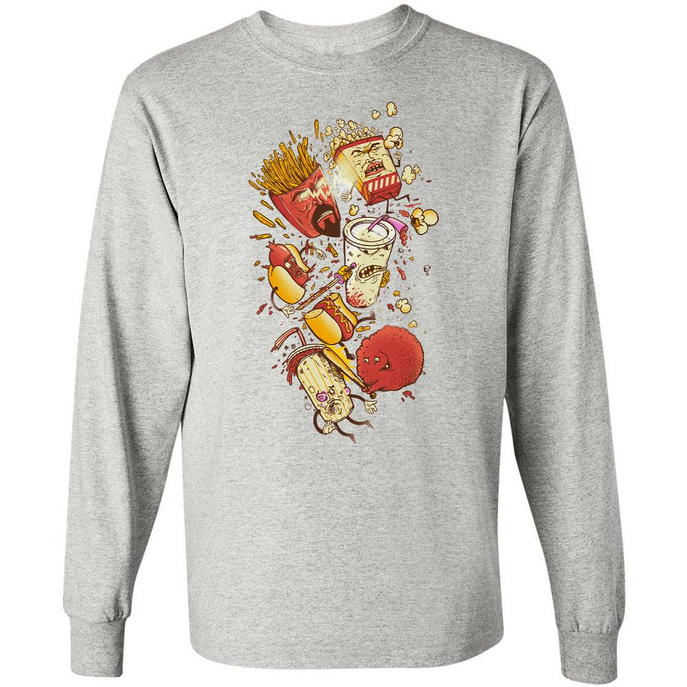 Long Sleeve T-Shirt - EK2KRGYX - Ash - 7