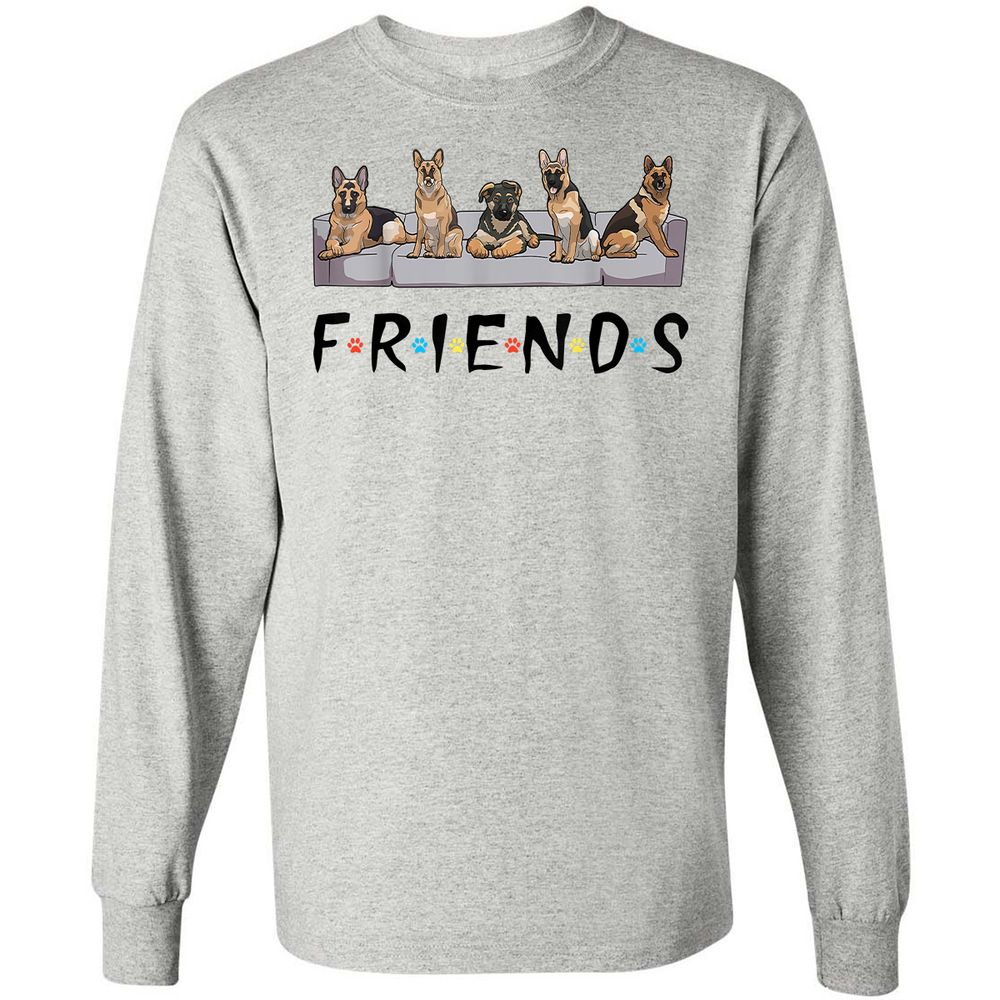 Long Sleeve T-Shirt - UGXQ3ZMU - Ash - 7