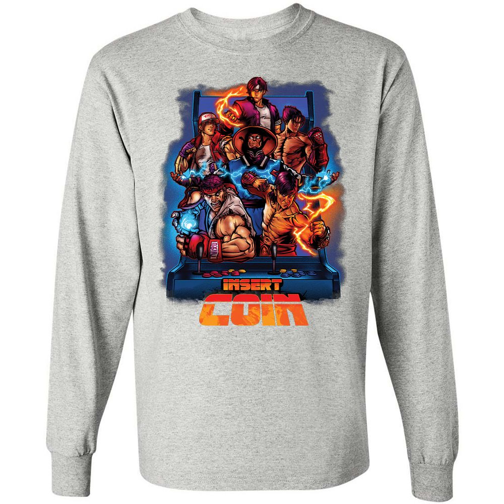 Long Sleeve T-Shirt - VGNV2YCW - Ash - 7