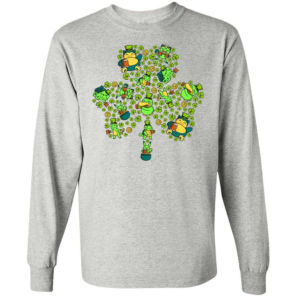 Long Sleeve T-Shirt - HFTX3X3E - Ash - 7