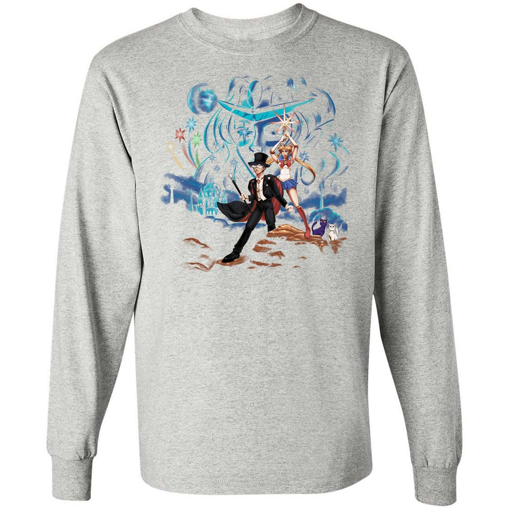 Long Sleeve T-Shirt - CRV834QB - Ash - 7