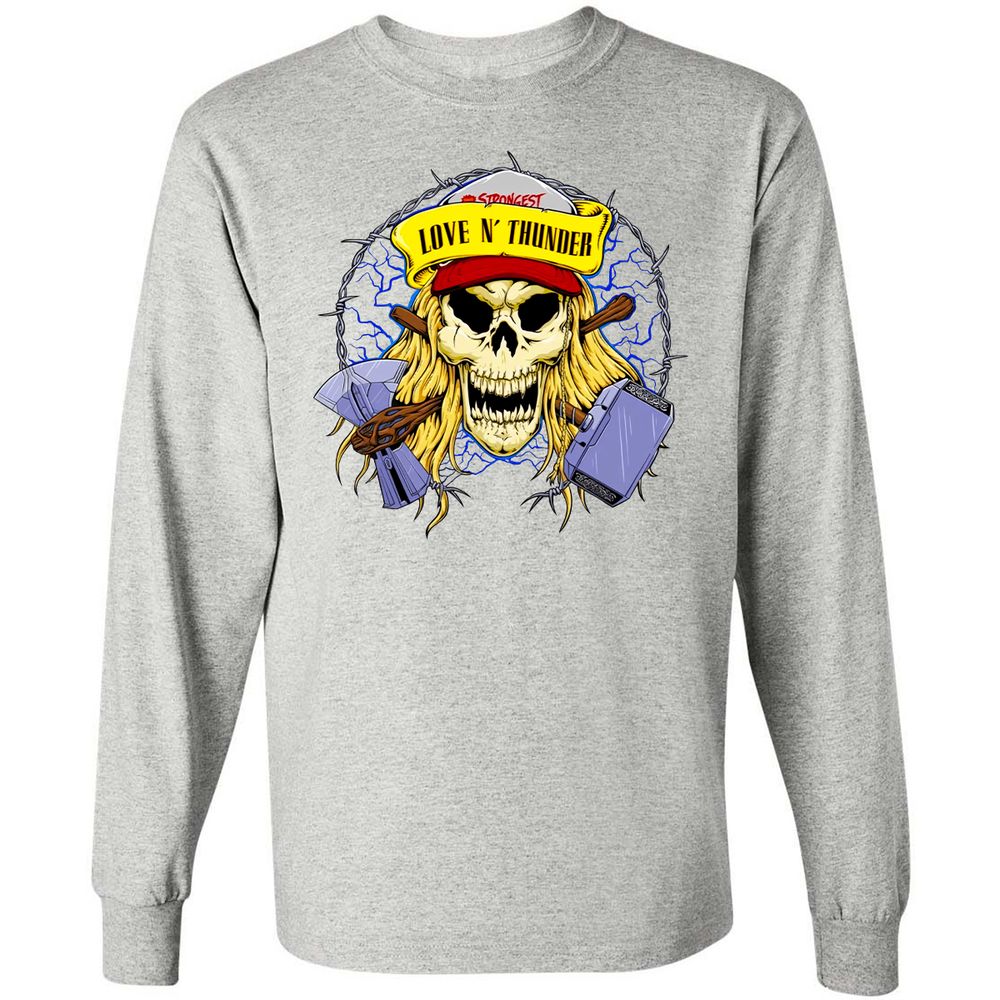 Long Sleeve T-Shirt - 52N7L2RB - Ash - 7