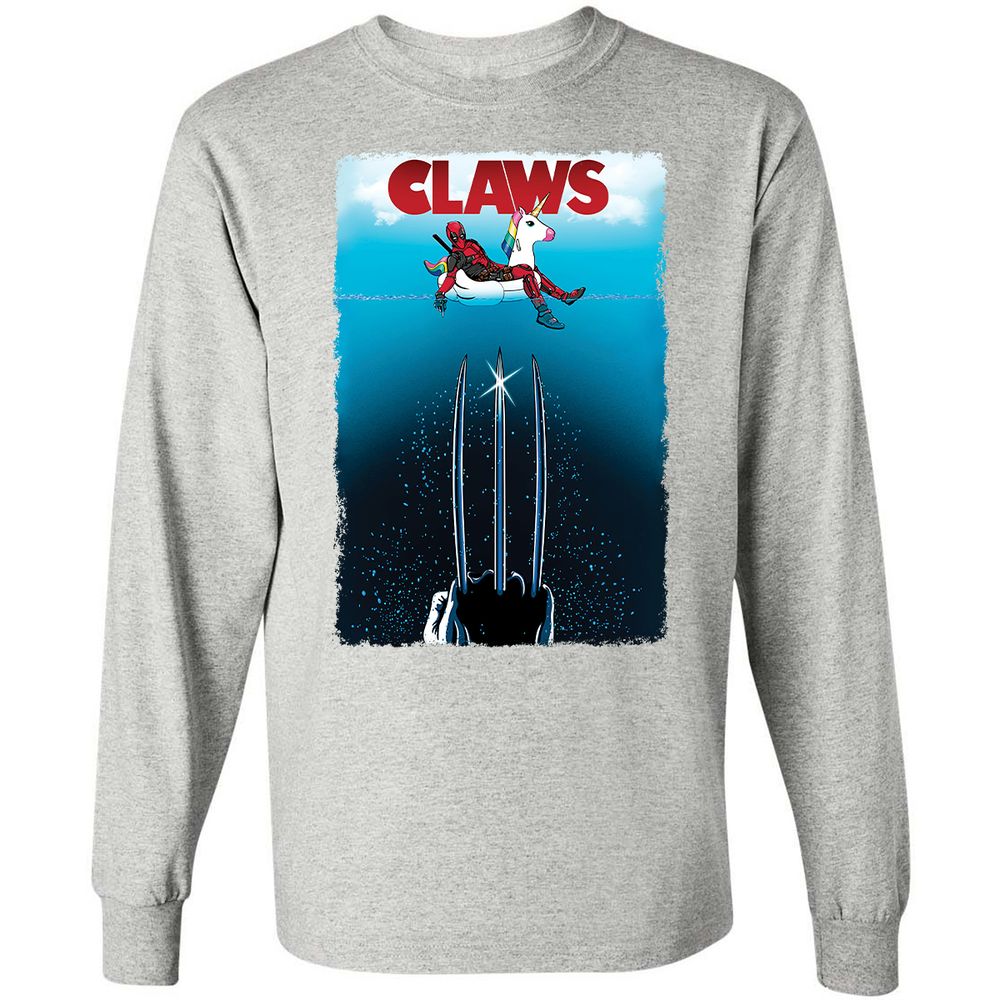 Long Sleeve T-Shirt - 9D9MVPFU - Ash - 7