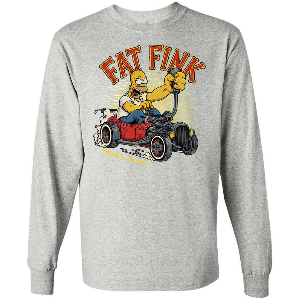 Long Sleeve T-Shirt - RKDB4ZQ2 - Ash - 7