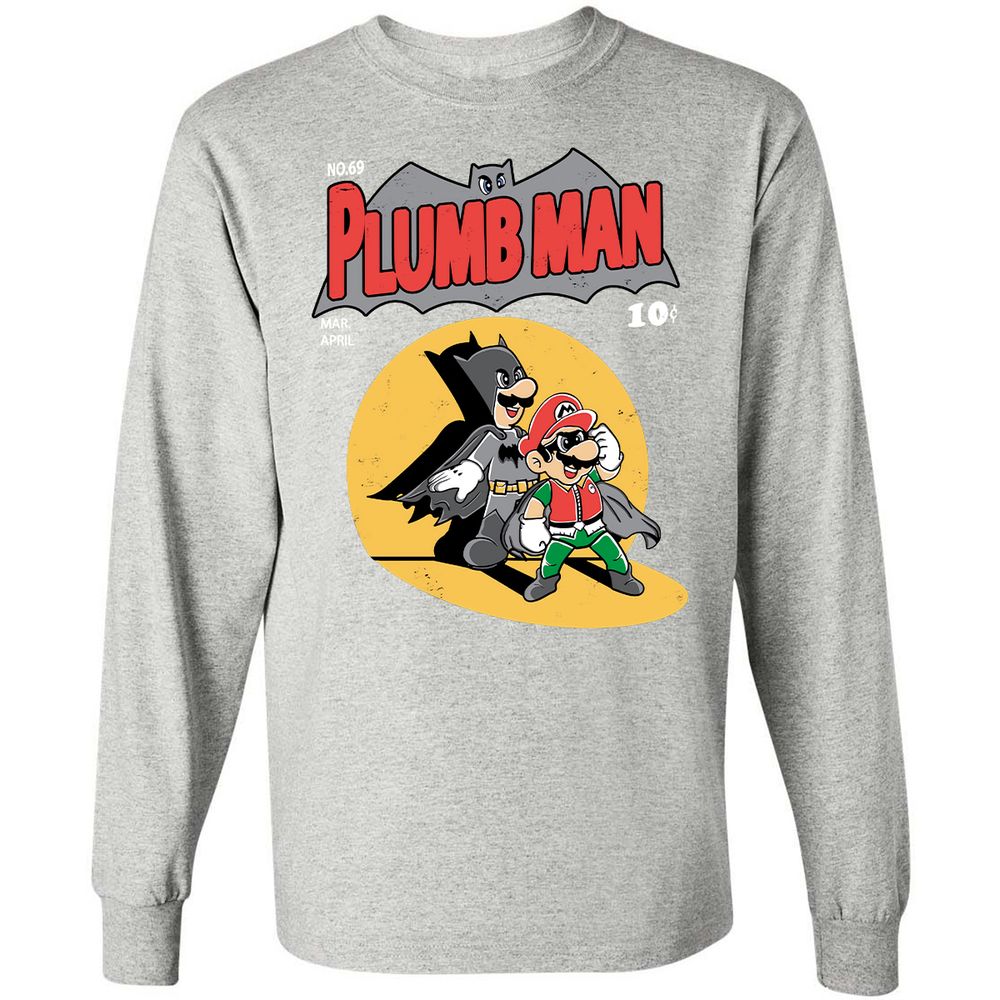 Long Sleeve T-Shirt - SCDXR6J1 - Ash - 7