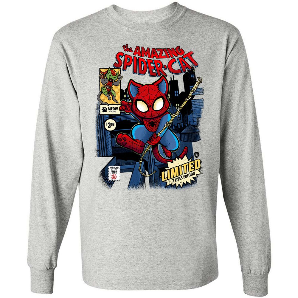 Long Sleeve T-Shirt - YYQ8ZT52 - Ash - 7