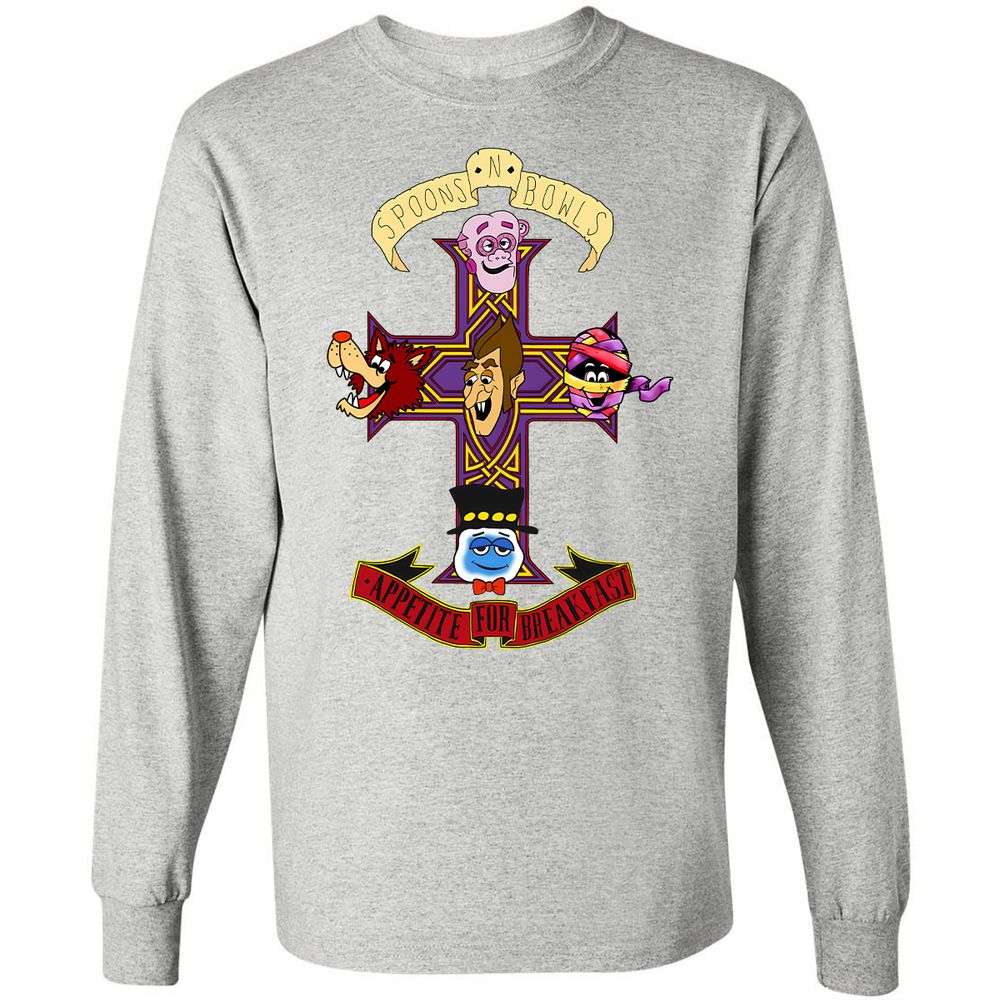 Long Sleeve T-Shirt - RUQDN8SH - Ash - 7