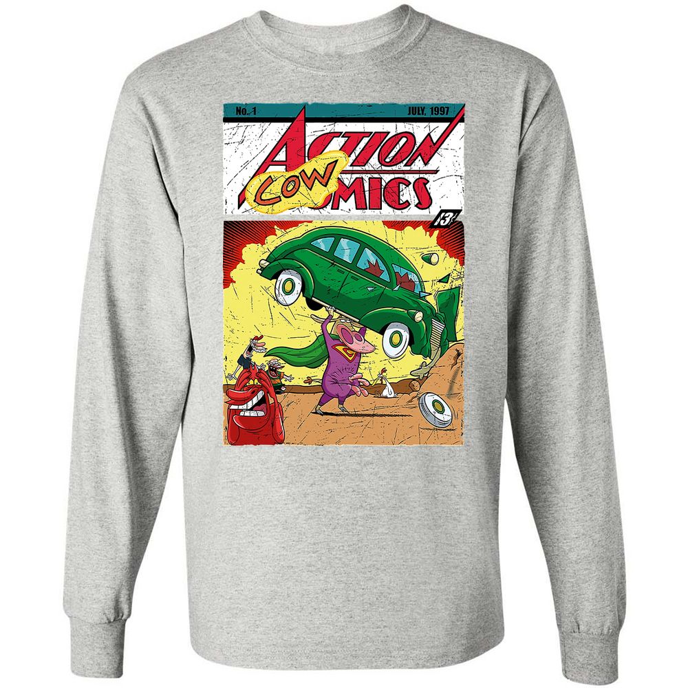 Long Sleeve T-Shirt - A2JAALBB - Ash - 7