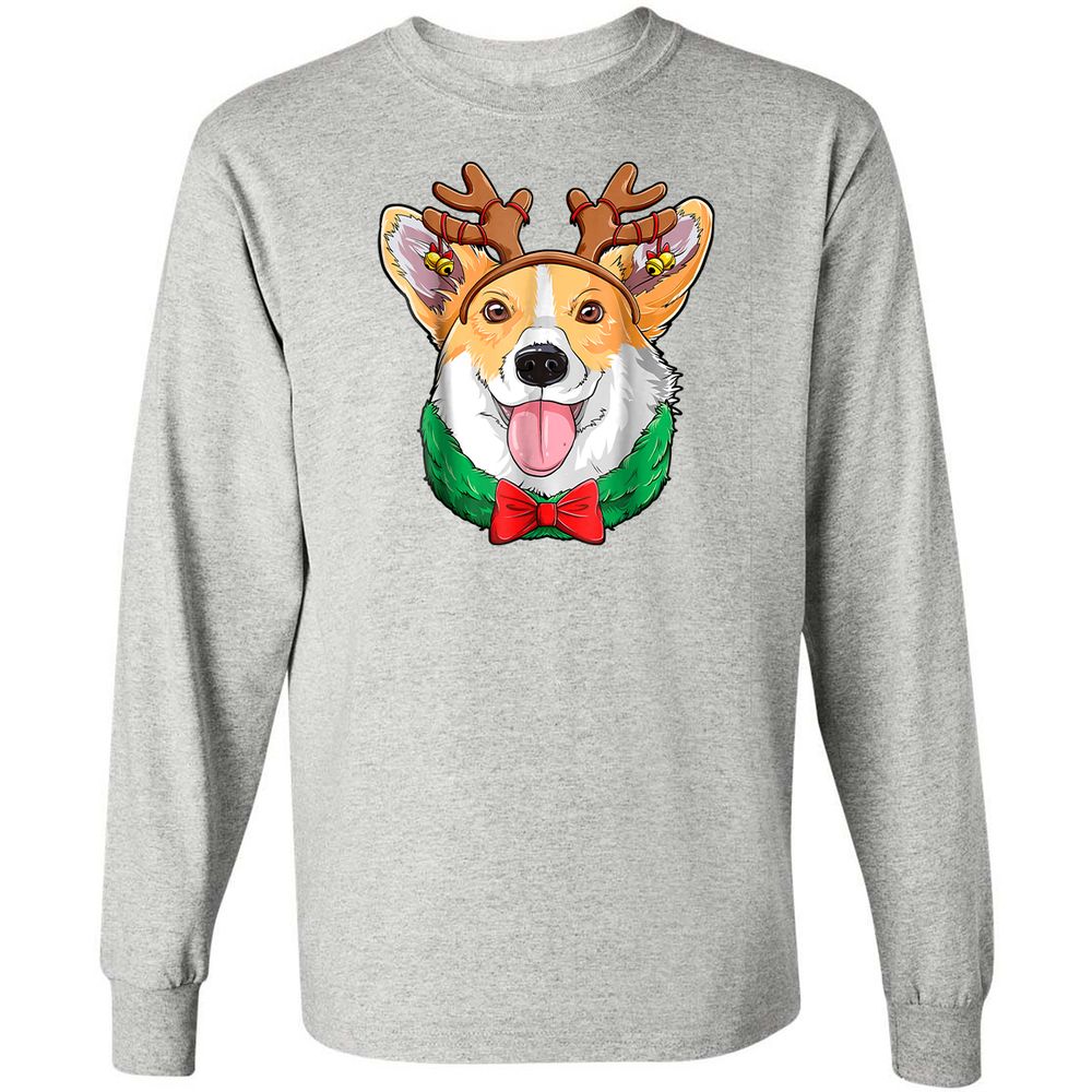 Long Sleeve T-Shirt - QGGBVF6A - Ash - 7