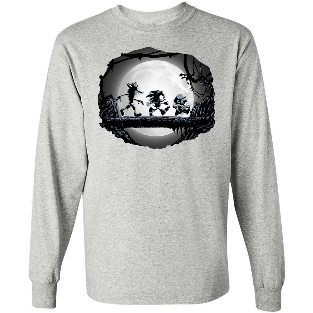 Long Sleeve T-Shirt - VYC94Z8R - Ash - 7