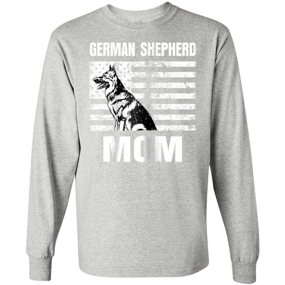 Long Sleeve T-Shirt - QDAGQBRZ - Ash - 7