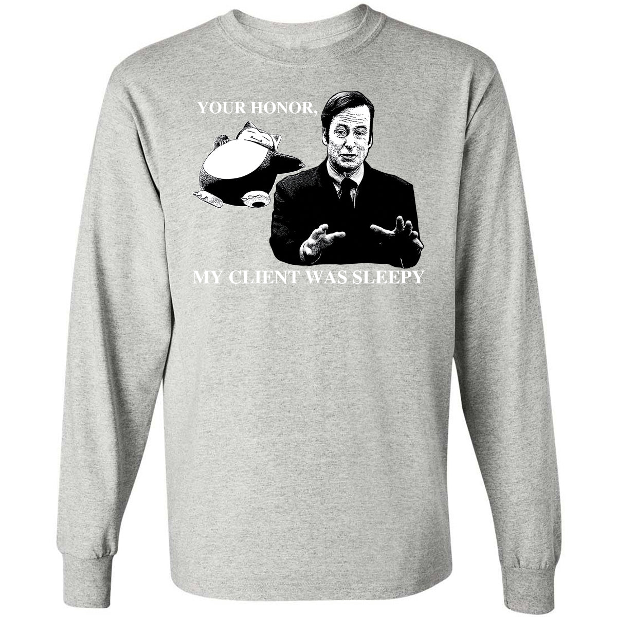 Long Sleeve T-Shirt - Z76VYP2R - Ash - 7