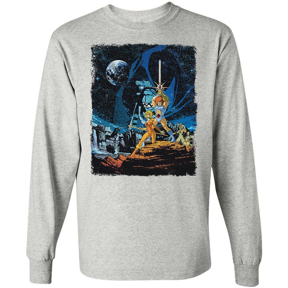 Long Sleeve T-Shirt - R8C8JHJJ - Ash - 7