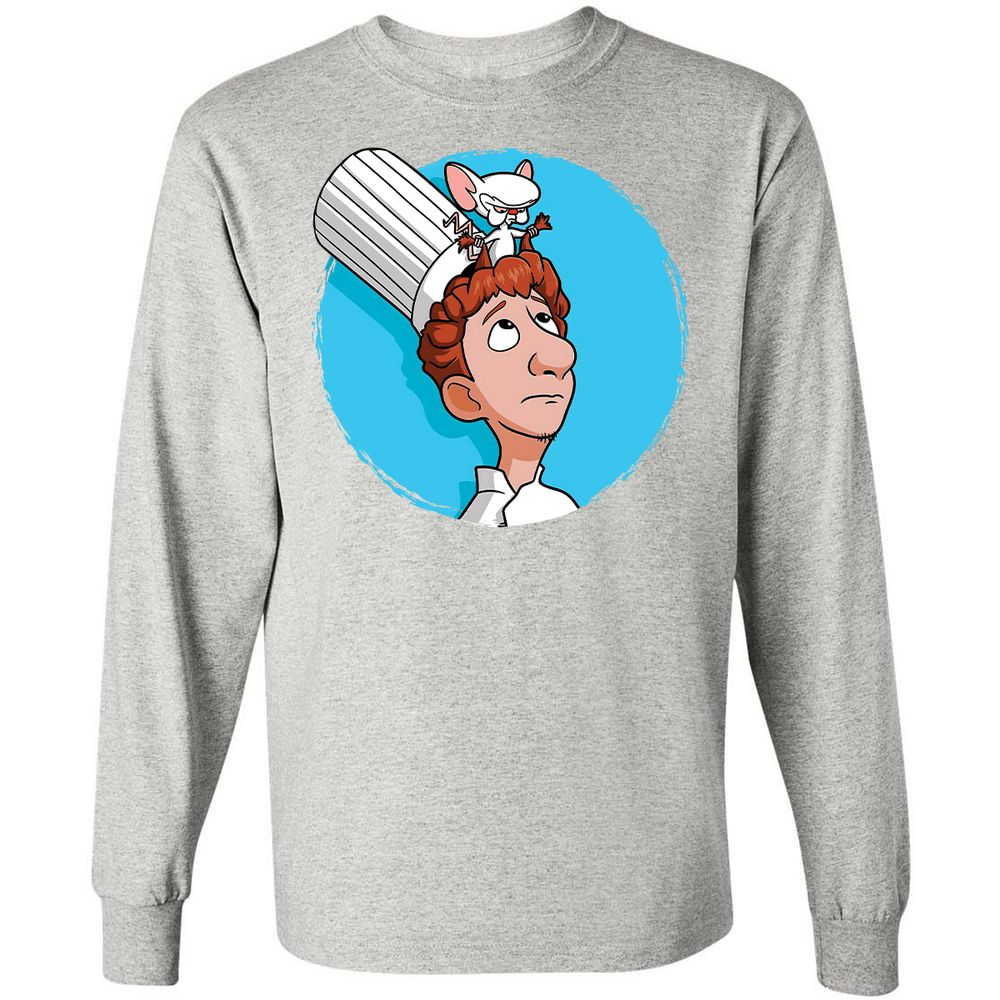 Long Sleeve T-Shirt - 1D4E92VK - Ash - 7