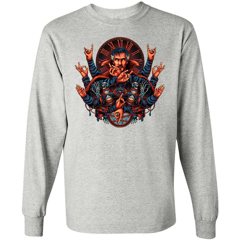 Long Sleeve T-Shirt - DHNABUEM - Ash - 7