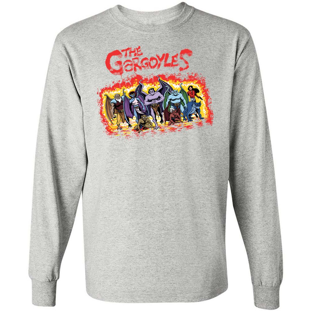 Long Sleeve T-Shirt - BRN5J6B6 - Ash - 7