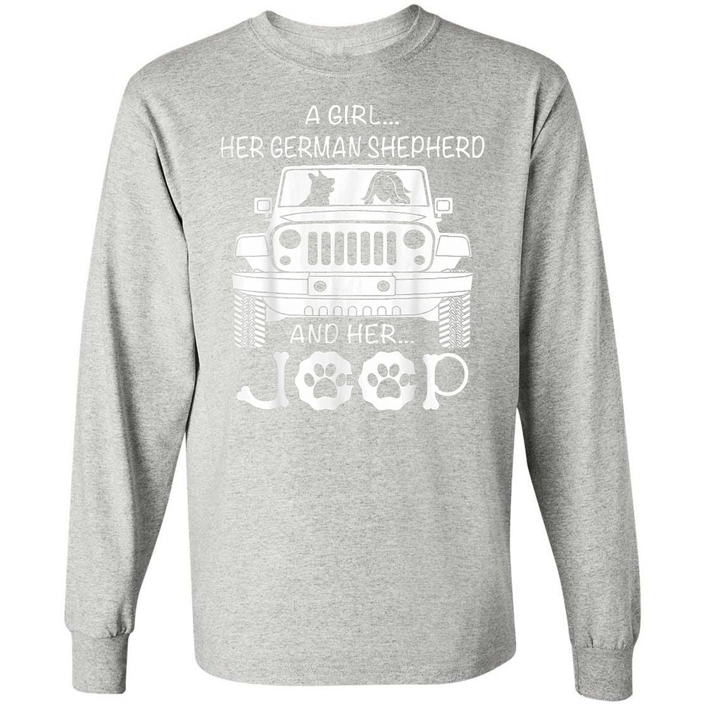 Long Sleeve T-Shirt - SVUVM4P9 - Ash - 7