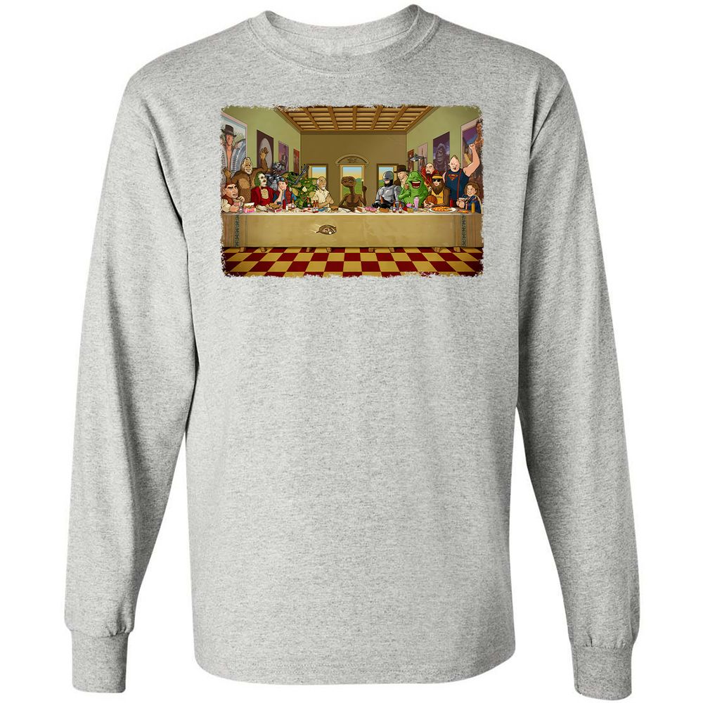 Long Sleeve T-Shirt - H7N7Y4EM - Ash - 7