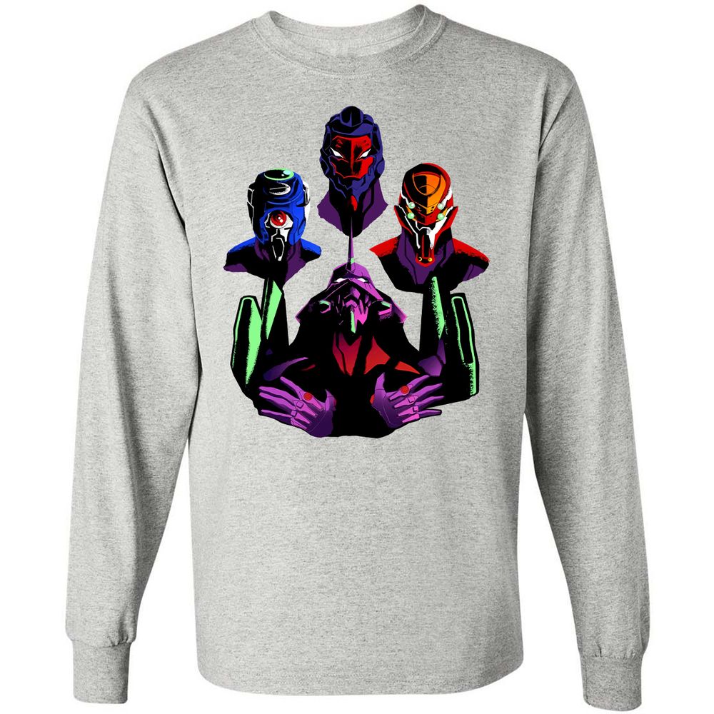 Long Sleeve T-Shirt - MG8VG1RN - Ash - 7