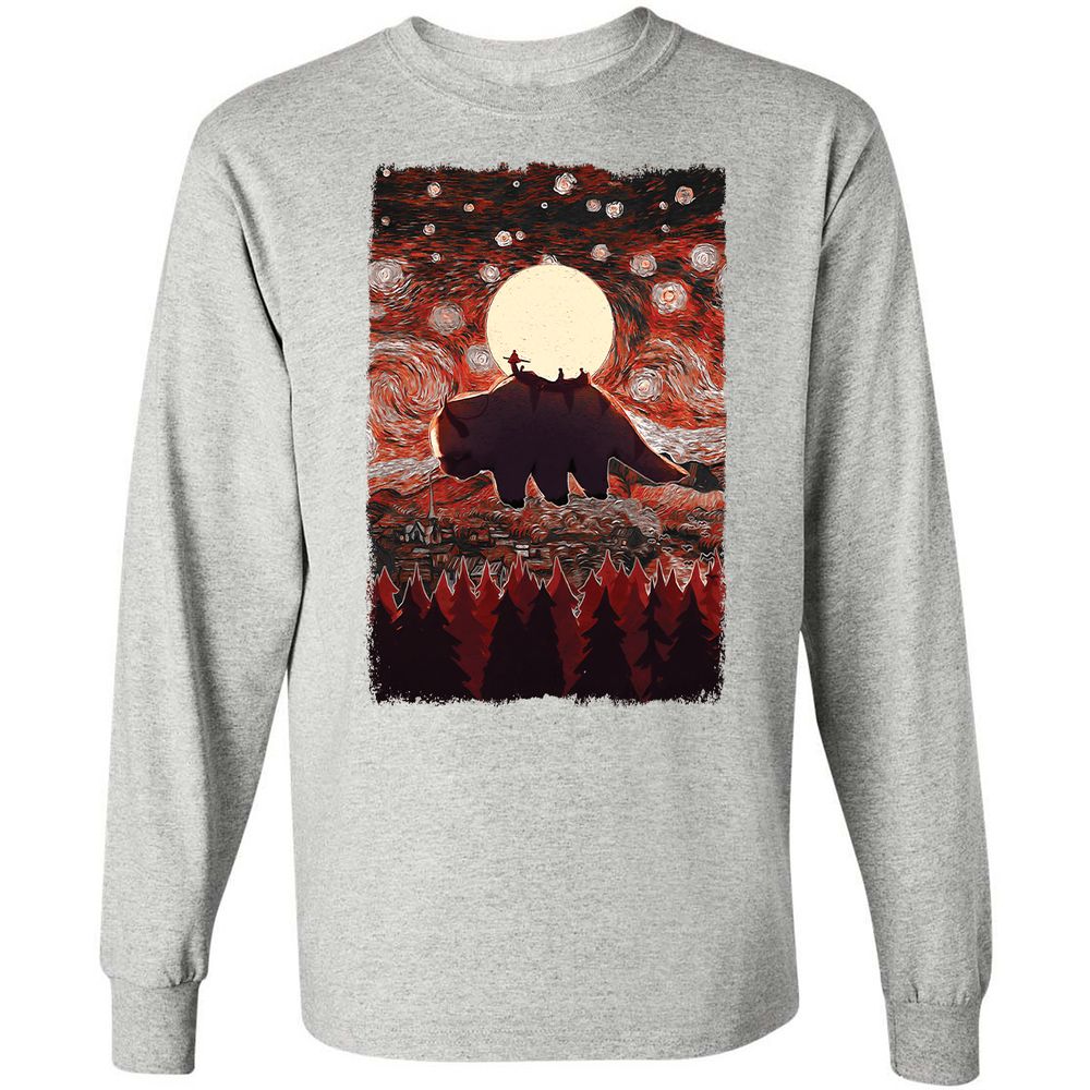 Long Sleeve T-Shirt - 4UCDT848 - Ash - 7