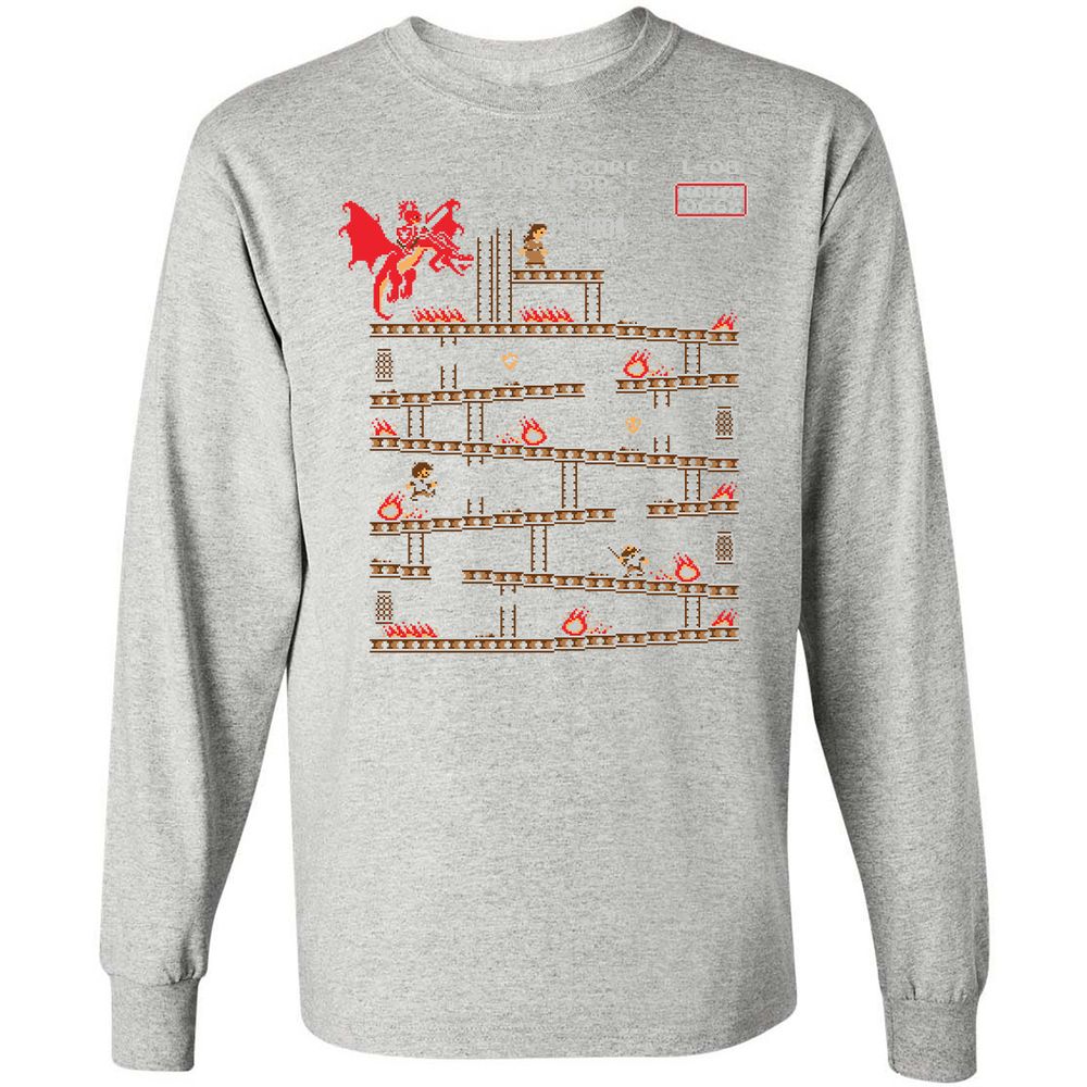 Long Sleeve T-Shirt - 3UL1MVSC - Ash - 7