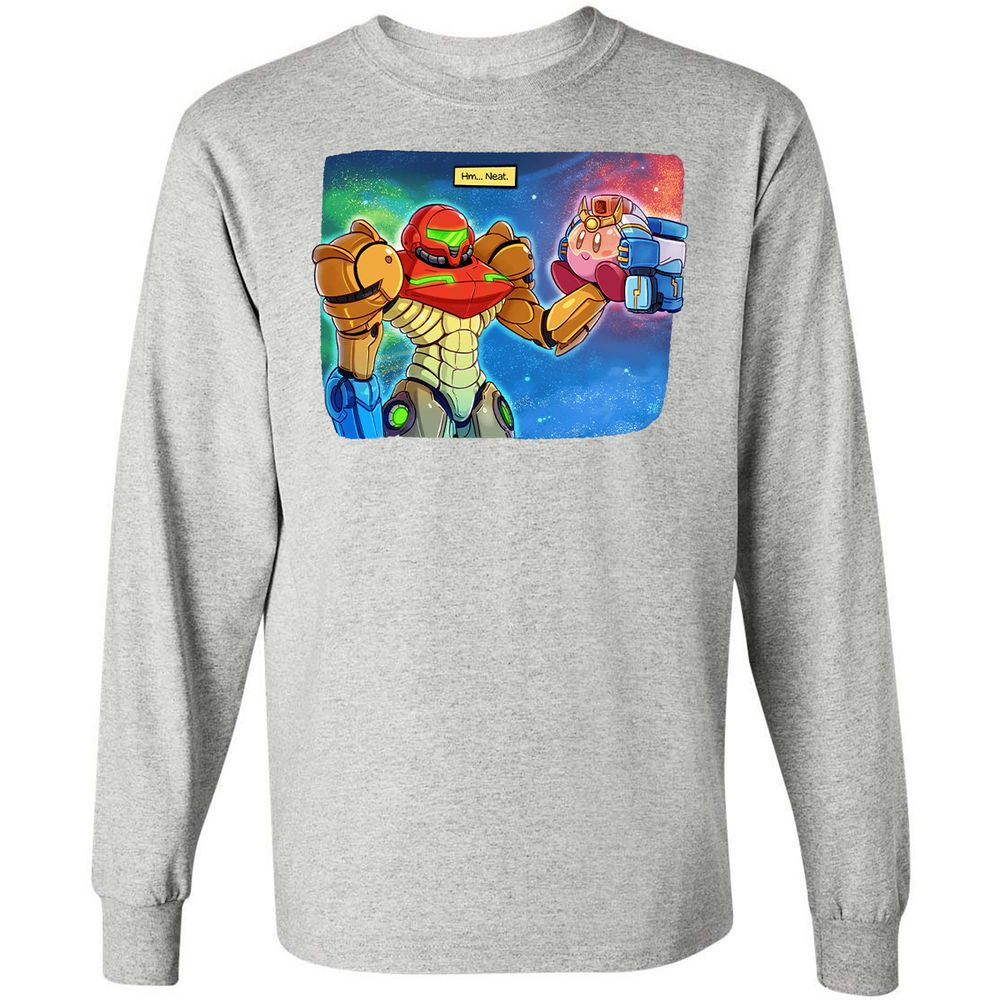 Long Sleeve T-Shirt - DEN214MQ - Ash - 7